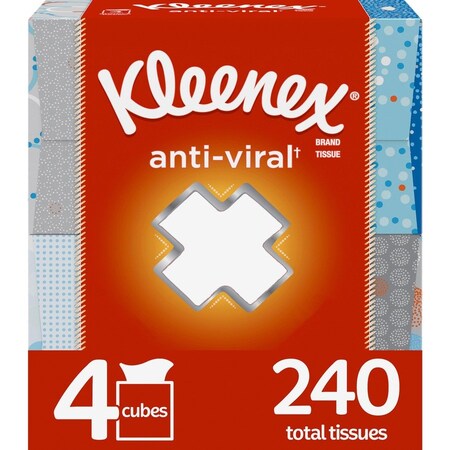 Kleenex Tissue, Facial, Anti-Viral, KCC51044